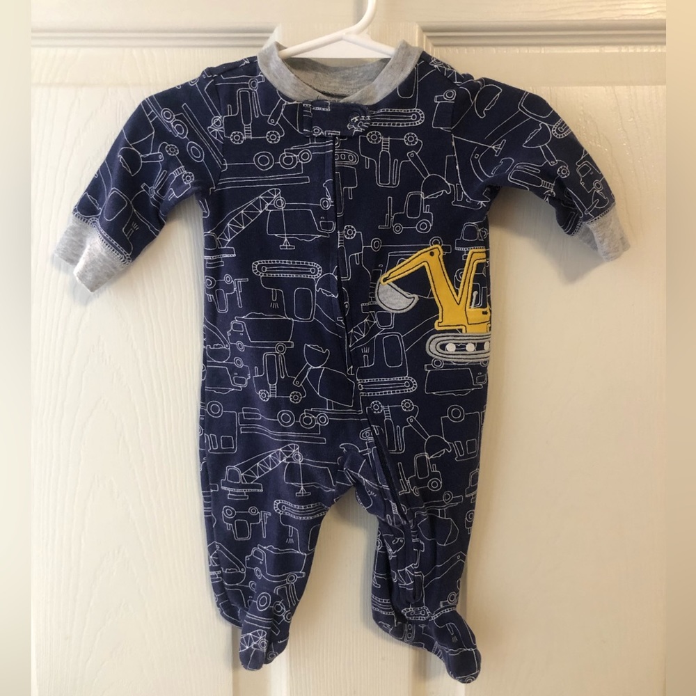 Carter’s 3 month tractor zip footed sleeper